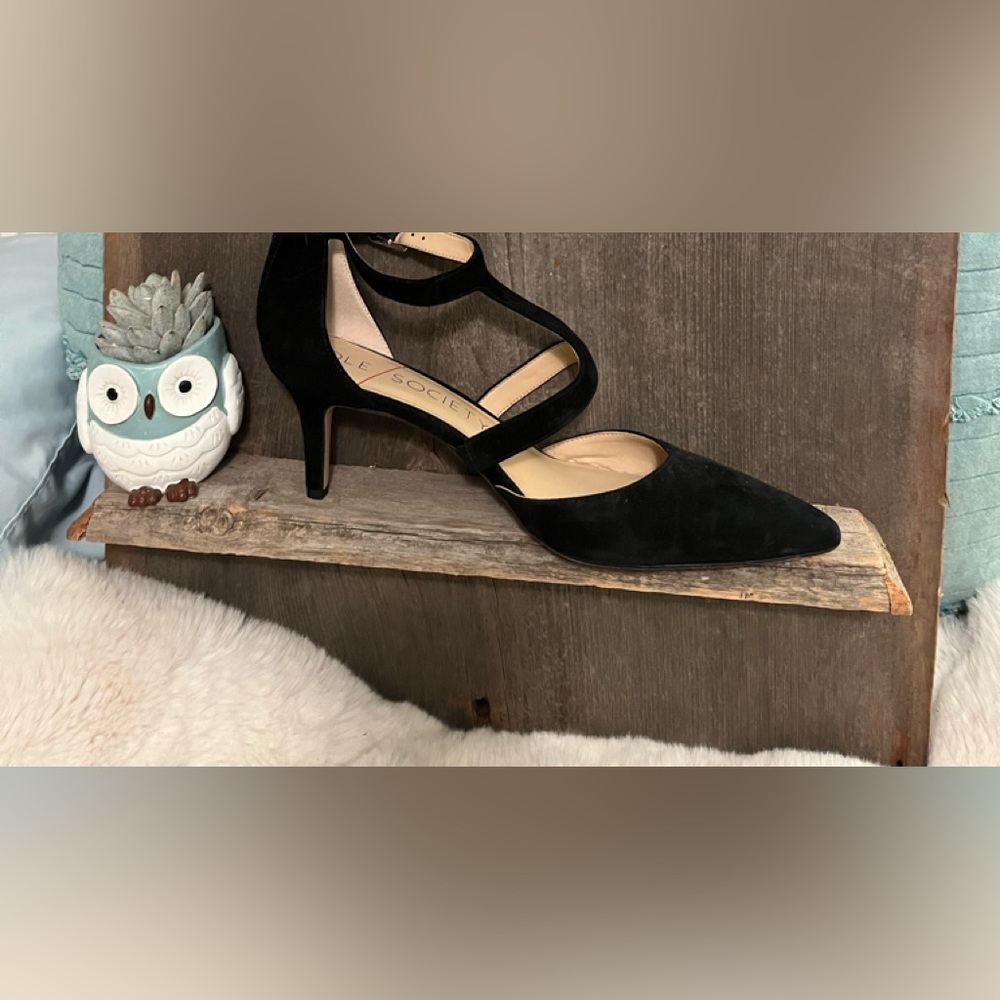 New black suede dress shoes